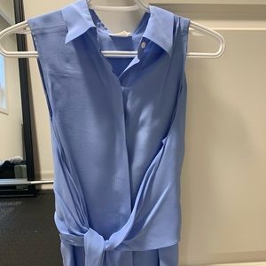 Club Monaco Pale Blue Sleeveless Blouse